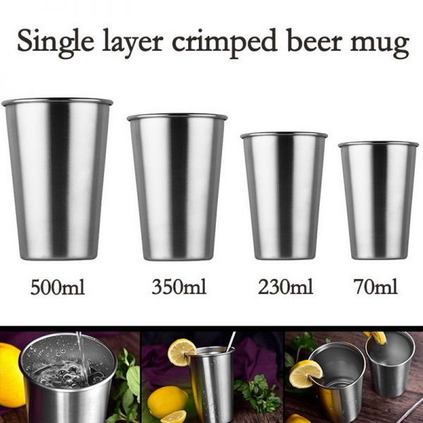 1-Pcs-New-Stainless-Steel-Metal-Cup-Beer-Cups-White-Wine-Glass-Coffee-Tumbler-Tea-Milk