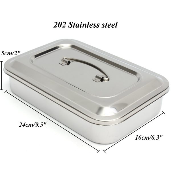 202-Stainless-Steel-Dental-Instruments-Tray-Surgical-Nursing-Lid-Medical-Equipment-Steriliser-Container-For-Dentist-Storage