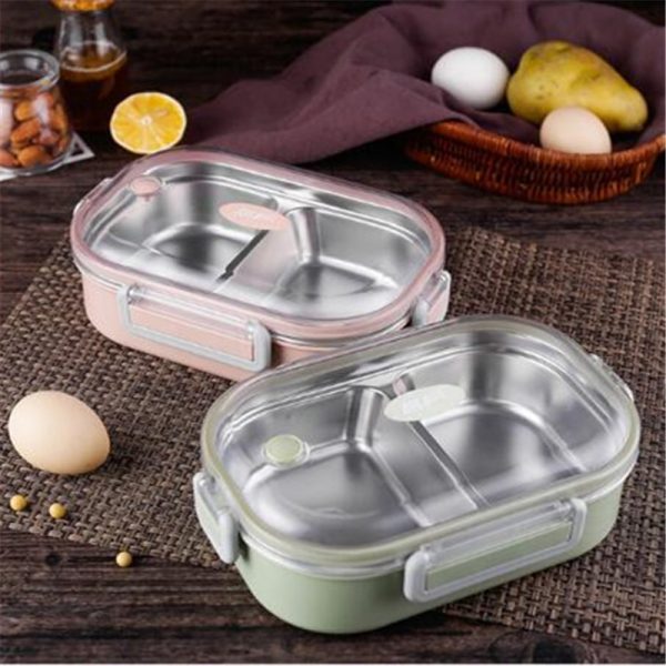 304-Stainless-Steel-Thermos-Lunch-Box-for-Kids-Gray-Bag-Set-Bento-Box-Leakproof-Japanese-Style