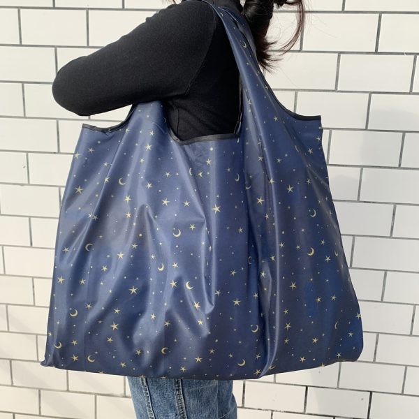 BIG-Eco-Friendly-Folding-Shopping-Bag-Reusable-Portable-Shoulder-Handbag-for-Travel-Grocery-Fashion-Pocket-Tote