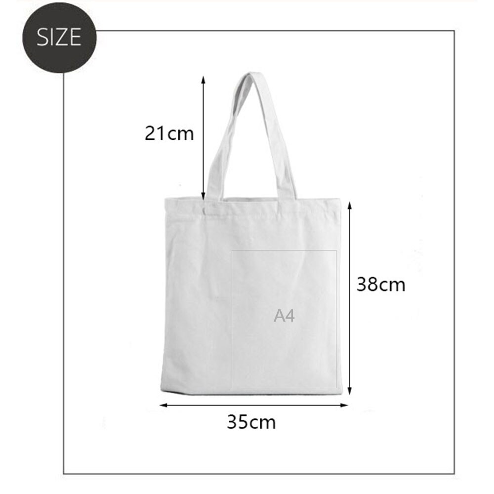 Girl Print Canvas Shopping Tote Bag Gift for Student Friend Reusable  Shopper Bag Women Fashion Travel Eco Bags Female Cloth Bag