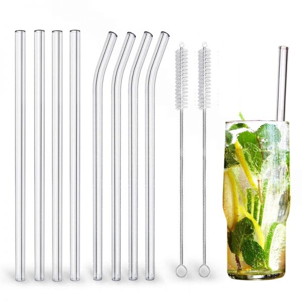 High-Borosilicate-Glass-Straws-Eco-Friendly-Reusable-Drinking-Straw-for-Smoothies-Cocktails-Bar-Accessories-Straws-with