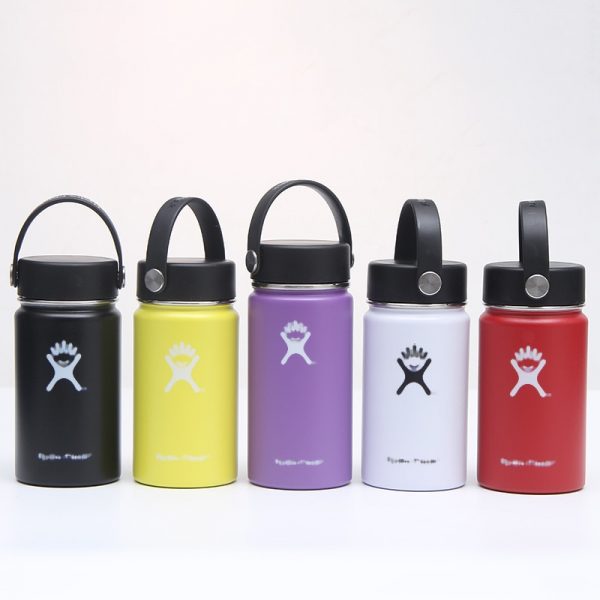 Hydro-12oz-Quality-Sports-Bottle-Tumbler-Flask-Vacuum-Stainless-Steel-Children-Water-Bottle-Wide-Mouth-Outdoor