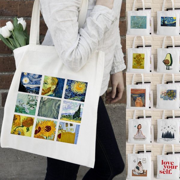 Van-Gogh-Shopping-Bag-Graphic-Tote-Harajuku-Shopper-Bag-Women-Canvas-Shoulder-Bag-Female-Ulzzang-Funny